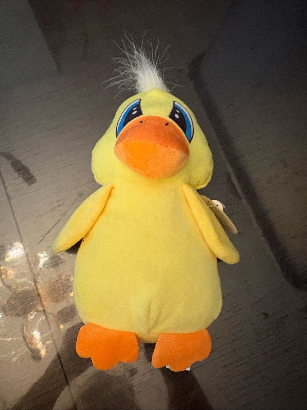 A&A Plush Yellow Duck with Orange Feet - Soft Toy